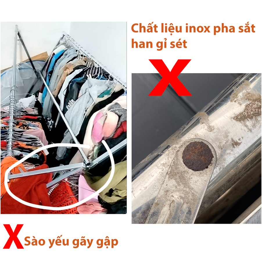 DECROOM Sào Phơi Quần Áo Giàn Phơi Quần Áo Thông Minh INOX 304 Cao cấp Siêu Bền