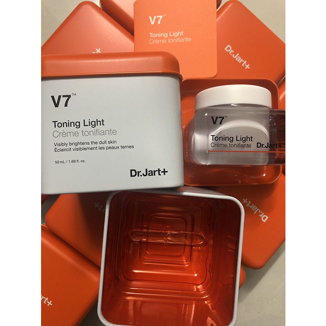 Kem dưỡng trắng da bật tone v7 toning light dr.jart+ full size 50ml chính hãng hàn quốc