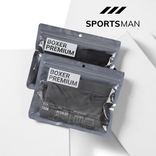 Quần lót nam boxer lụa sữa xuất Nhật Sịp đùi lụa lạnh không đường may SPORTSMAN