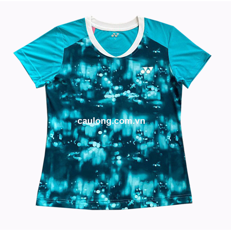 Áo Cầu Lông Nữ Cổ Tròn Yonex 6516B Xanh Ngọc