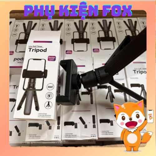 Gậy Tự Sướng 3 Chân L03,Gậy Selfie Tripod Đa Năng Xoay 360 Độ