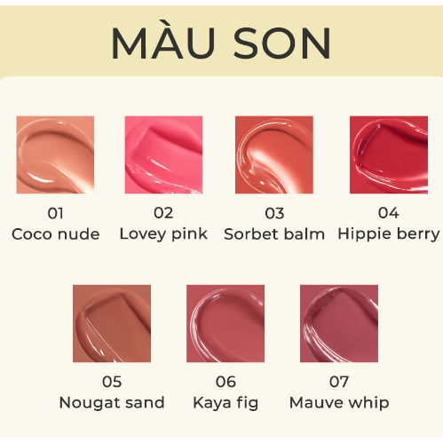 Son Dưỡng Màu ROMAND Glasting Melting Balm 3.5g