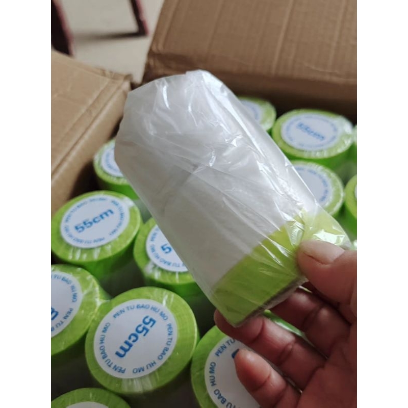 Nilong che đồ chống bụi bẩn, sẵn đầu băng keo, không bong sơn-55-2m8