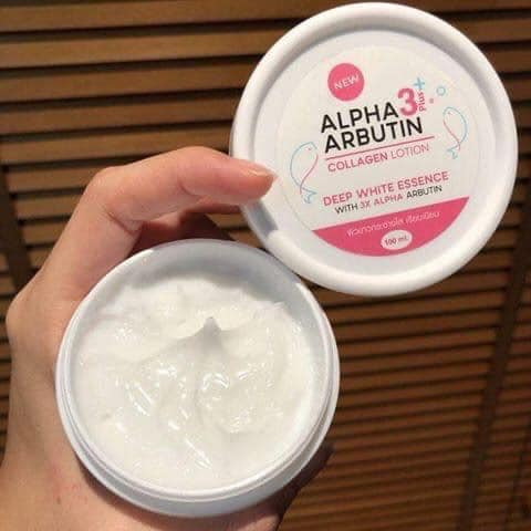 Kem Dưỡng Kích Trắng Da Body Alpha Arbutin Collagen 3+ Plus 100g