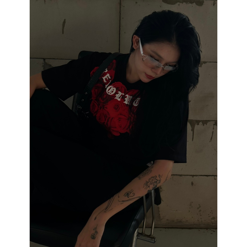 Áo Thun unisex nam nữ trơn Local Brand Revolution Forever Love cotton form rộng oversize nhiều màu phong cách Ulzzang