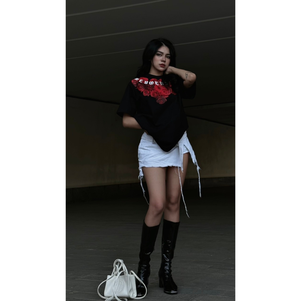 Áo Thun unisex nam nữ trơn Local Brand Revolution Forever Love cotton form rộng oversize nhiều màu phong cách Ulzzang