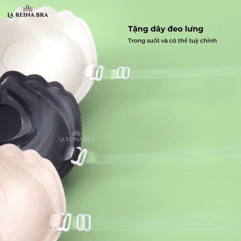 Áo bra dán  ngực gài  trước  tặng kèm dây trong nâng dày 3cm
