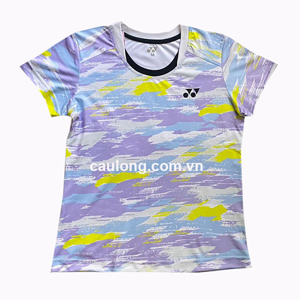 Áo Cầu Lông Nam Nữ Cổ Tròn Yonex 6546 Màu Xám