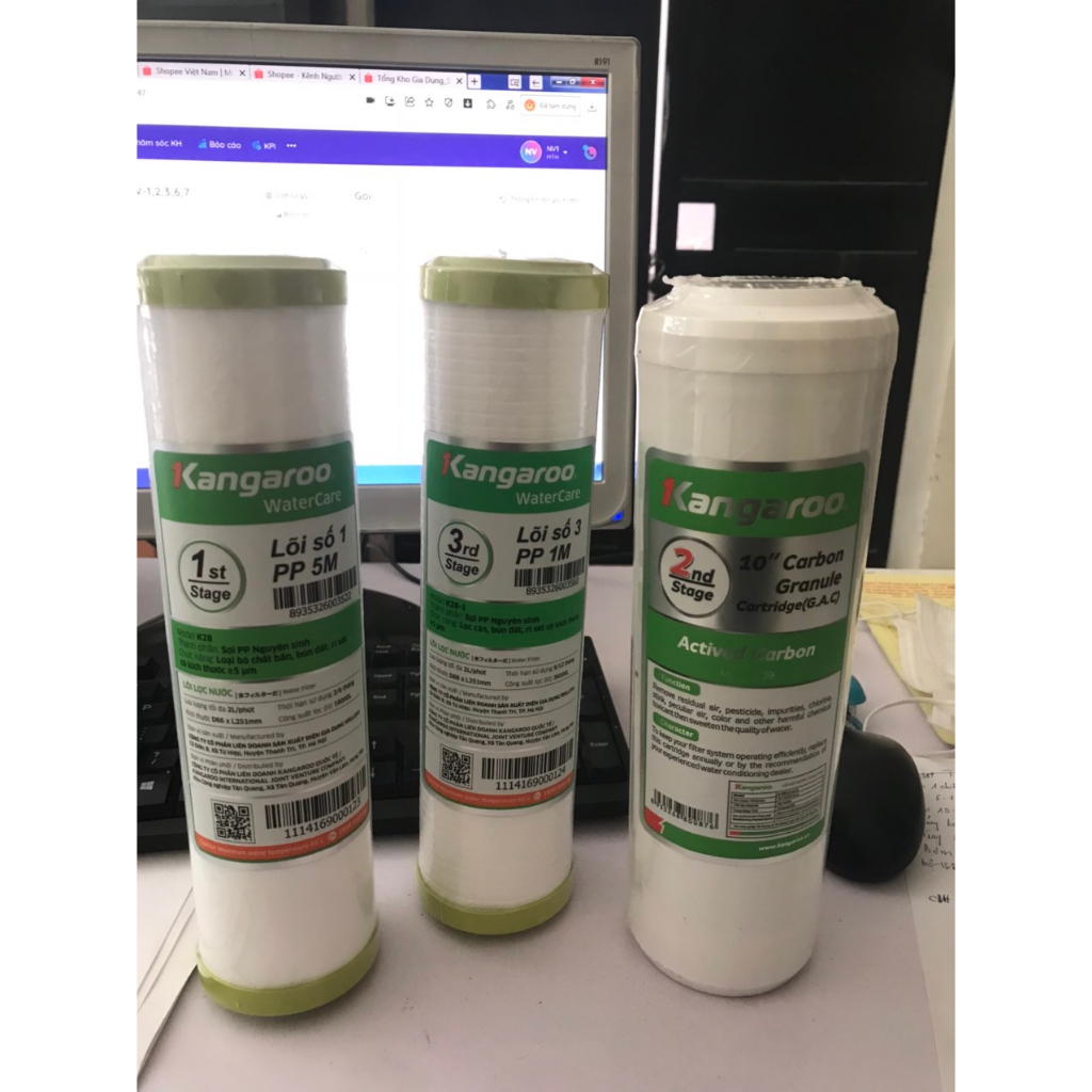 Lõi lọc nước Kangaroo 123 Hàng chính hãng gia rẻ