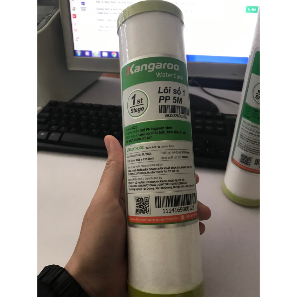 Lõi lọc nước Kangaroo 123 Hàng chính hãng gia rẻ