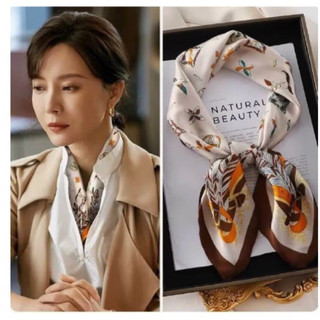 Khăn lụa choàng cổ size 70*70 - khăn lụa banada hot hit