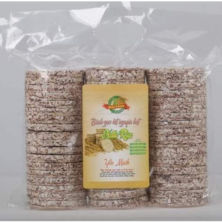 Bánh gạo lứt ăn kiêng Hello Rice, bánh gạo lức nguyên hạt 500gr