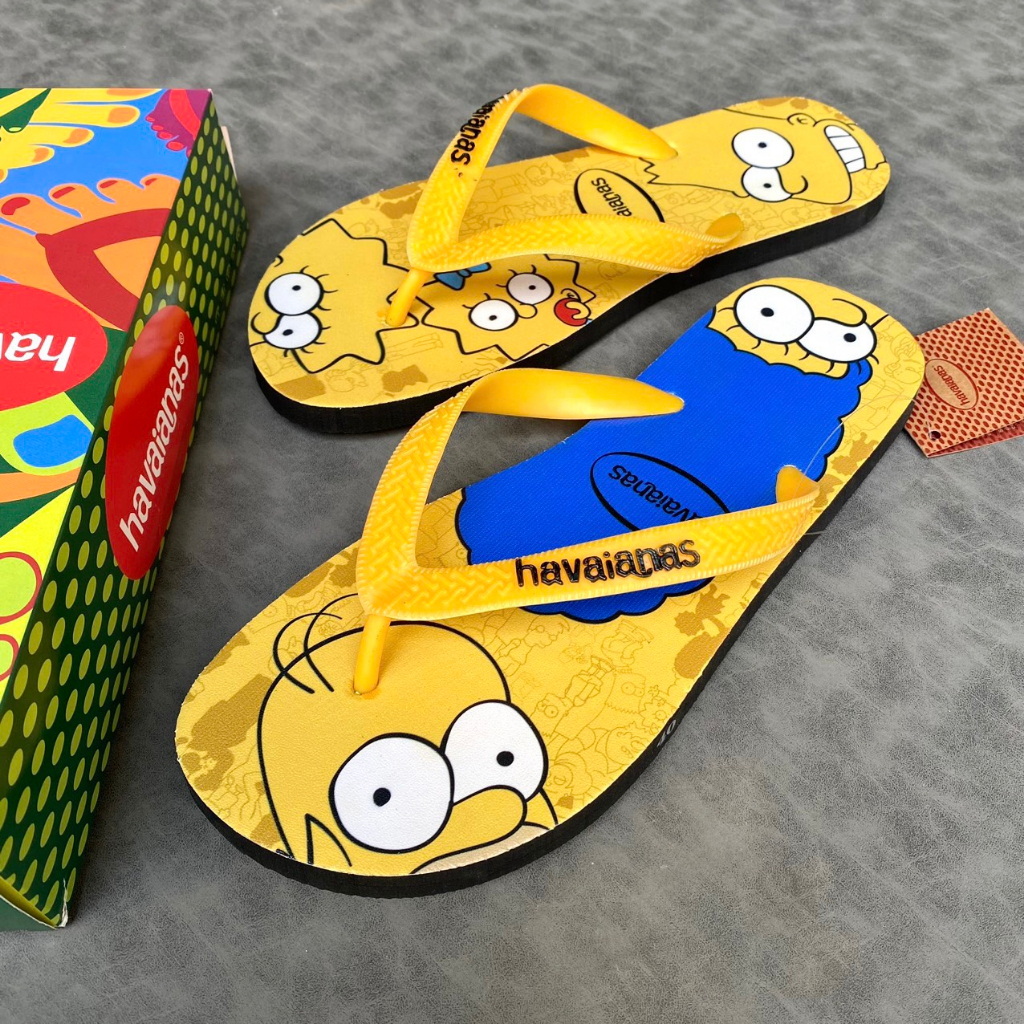 Dép kẹp xỏ ngón nam havanas tông lào thời trang in 3D, thời trang êm ái.