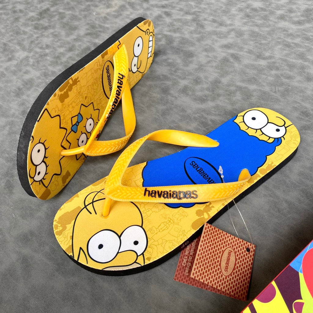 Dép kẹp xỏ ngón nam havanas tông lào thời trang in 3D, thời trang êm ái.