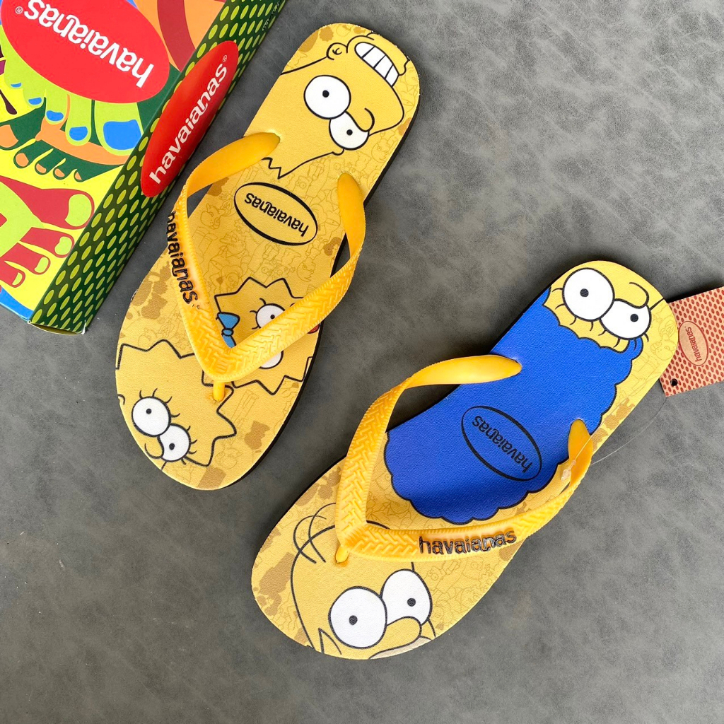 Dép kẹp xỏ ngón nam havanas tông lào thời trang in 3D, thời trang êm ái.