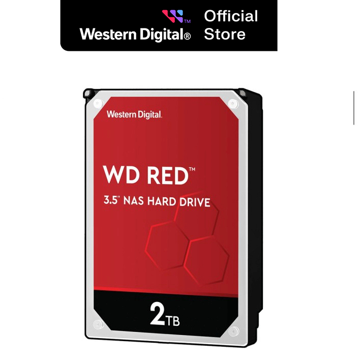 Ổ Cứng HDD Western Digital WD RED 2TB/256MB/5400rpm/3.5" - WD20EFAX