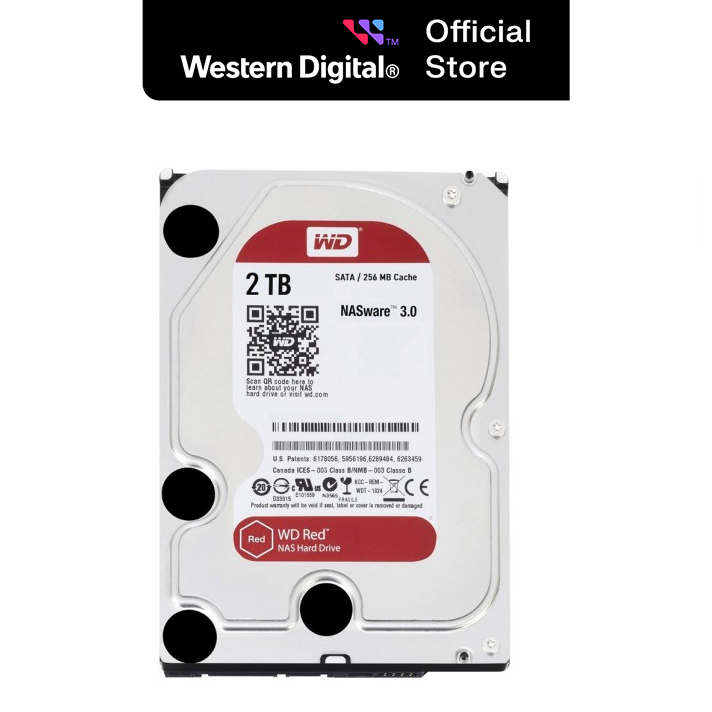 Ổ Cứng HDD Western Digital WD RED 2TB/256MB/5400rpm/3.5" - WD20EFAX