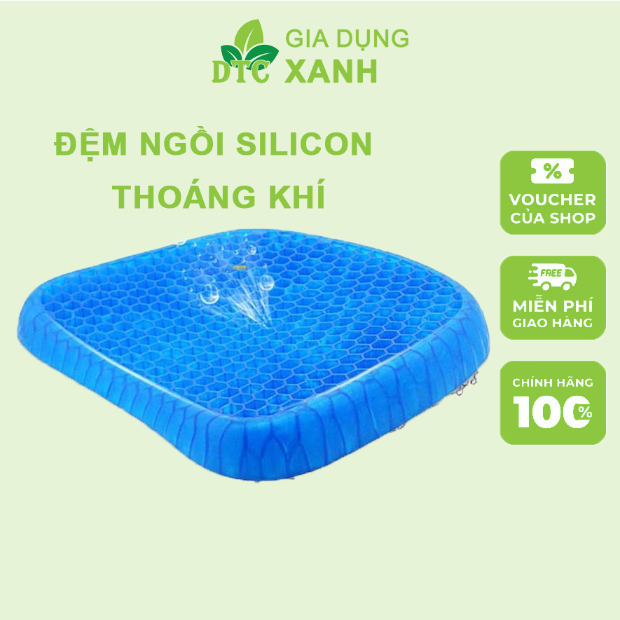 Đệm ngồi bệt 3d miếng lót mông silicon chống mỏi thoáng khí, Lót Ghế,Ô Tô ,Văn phòng, Tập yoga Bảo Vệ Cột Sống