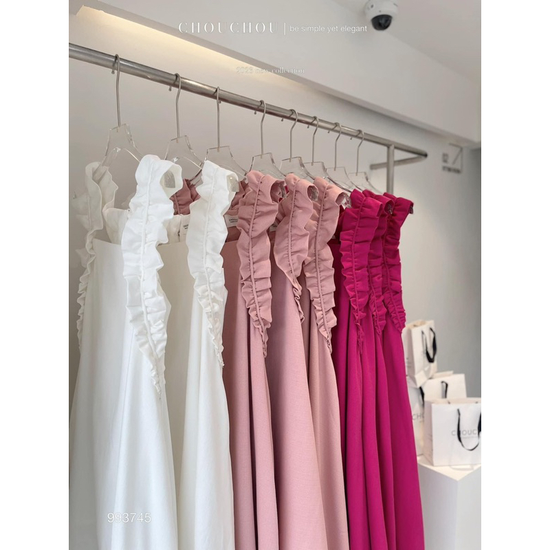 Váy Đầm Maxi Dài, Dáng Xuông Chữ A , Dây Bèo Tiểu Thư Xinh Xắn