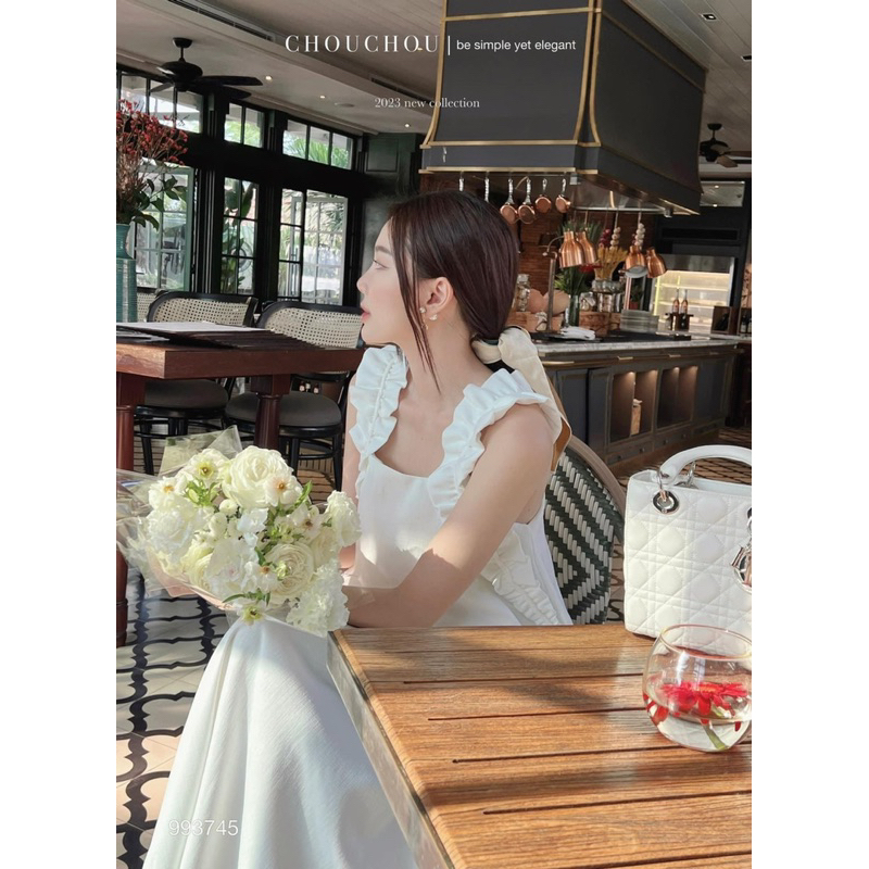 Váy Đầm Maxi Dài, Dáng Xuông Chữ A , Dây Bèo Tiểu Thư Xinh Xắn