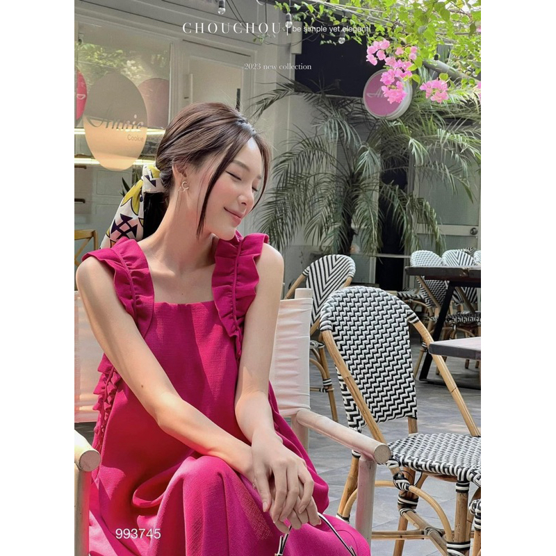 Váy Đầm Maxi Dài, Dáng Xuông Chữ A , Dây Bèo Tiểu Thư Xinh Xắn