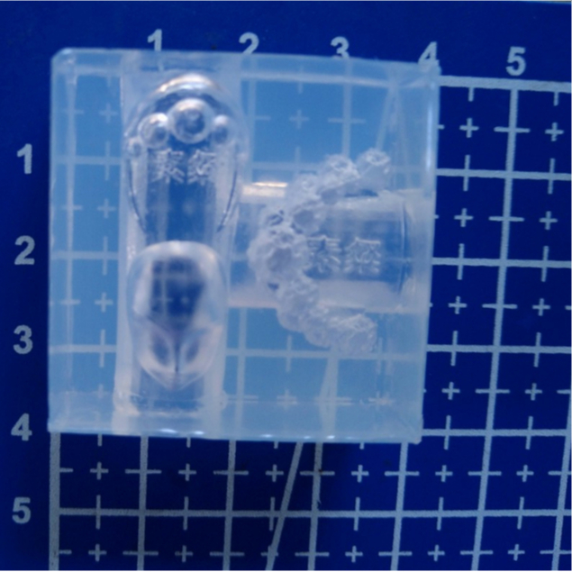 Cô gái Trung Hoa - Khuôn silicone trang trí nail, keycap, làm charm trang sức