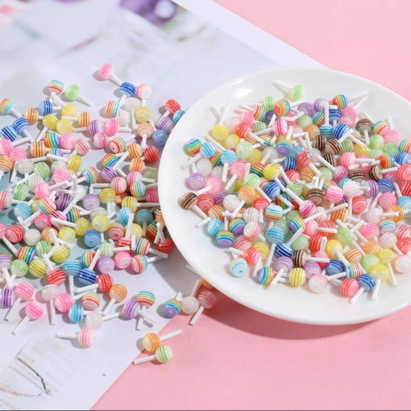 Charm kẹo mút túi 20c siêu cute đính nail hottrend