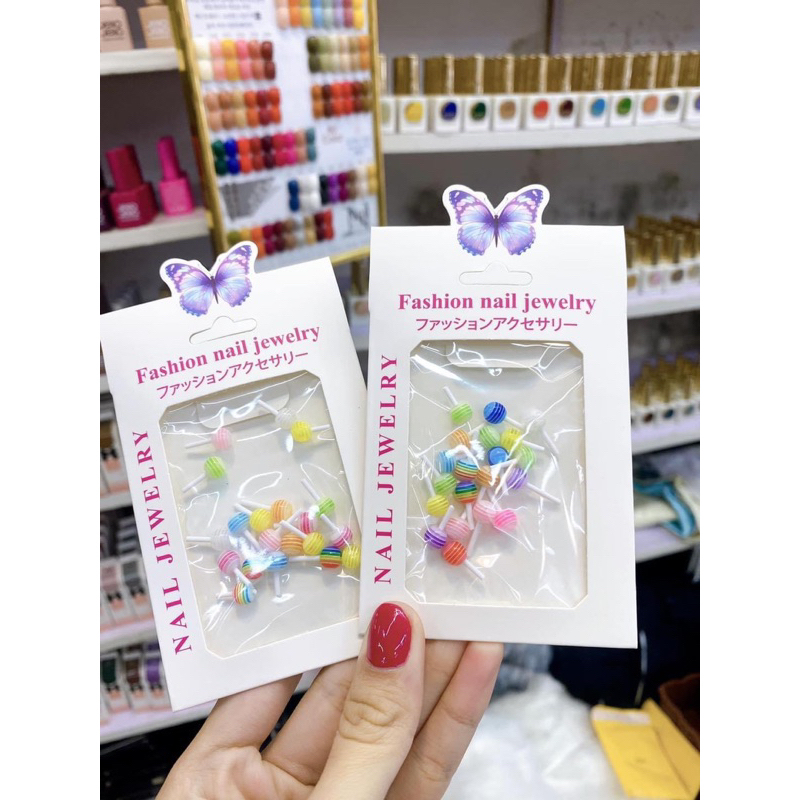 Charm kẹo mút túi 20c siêu cute đính nail hottrend