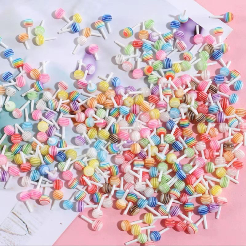 Charm kẹo mút túi 20c siêu cute đính nail hottrend