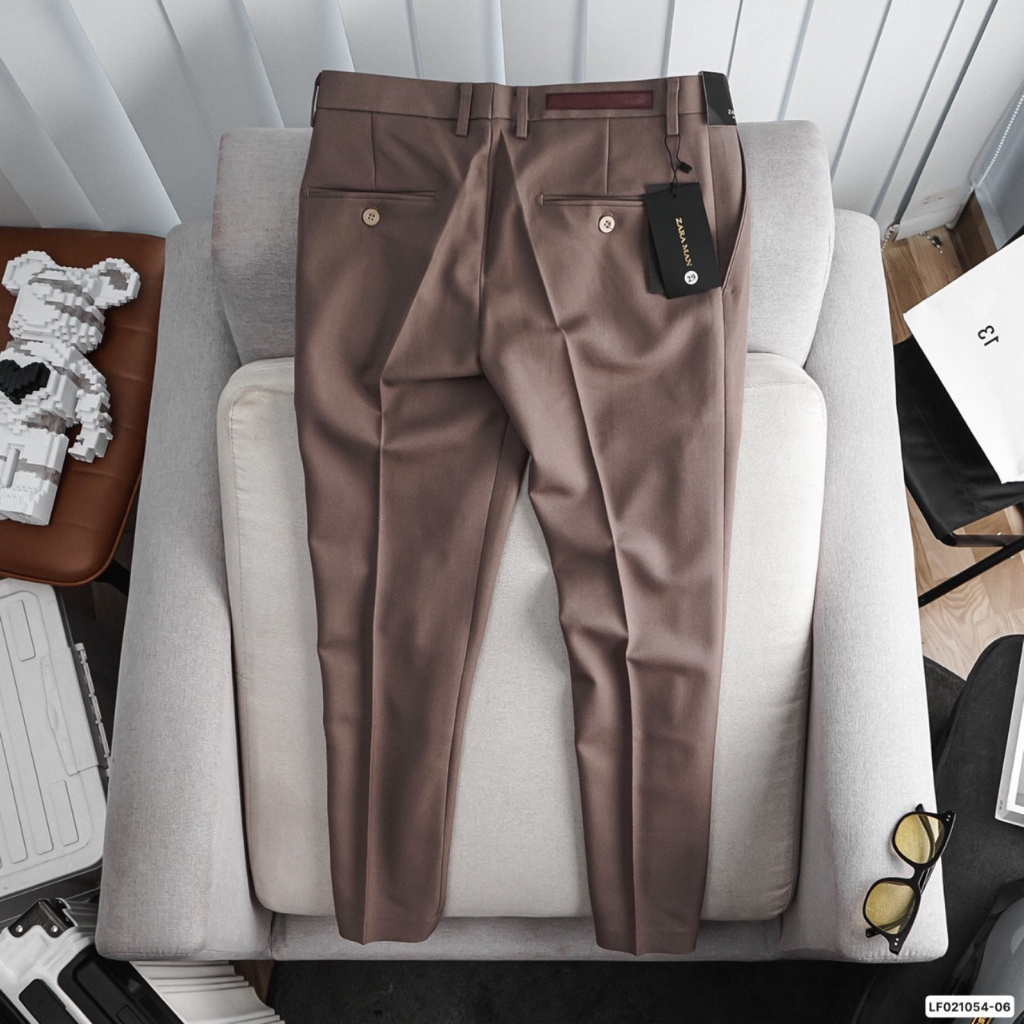 Quần tây âu nam ZARAMAN vải chéo 79 dày dặn form Slimfit cao cấp ZORO-QT20