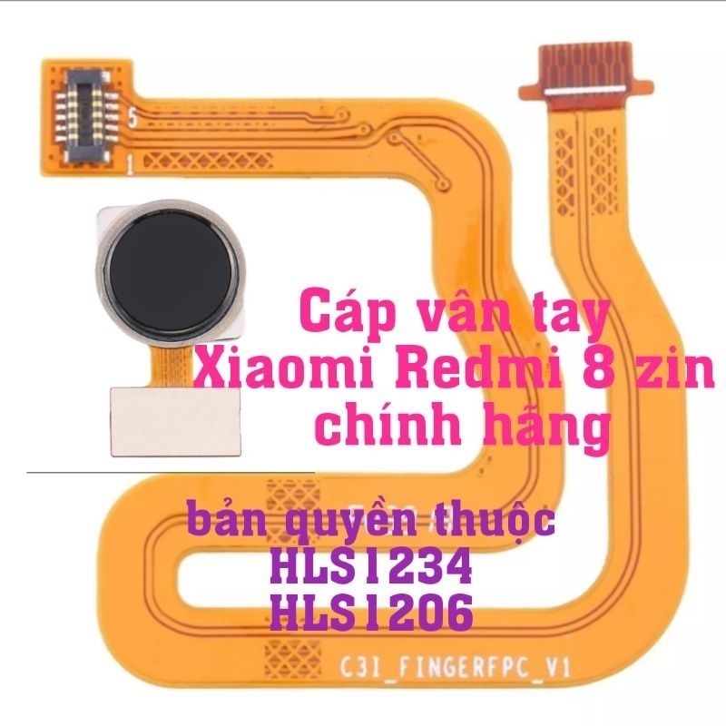 Cáp vân tay Redmi 8