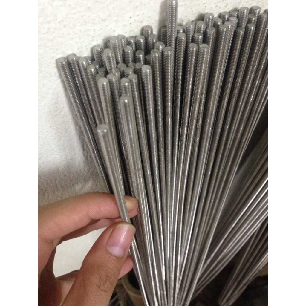 Thanh ren,ty ren inox 3mm,inox 304,Combo tiêu chuẩn 50cm