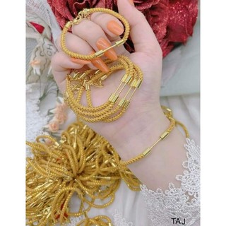 VÒNG TAY XỎ ĐÁ / CHARM/ LU THỐNG MẠ VÀNG