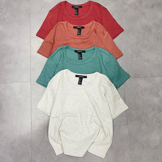 Combo 2 áo croptop màu trơn vnxk