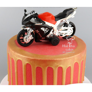 Xe Máy, xe Moto trang trí bánh sinh nhật, bánh rau câu, xôi hoa đậu
