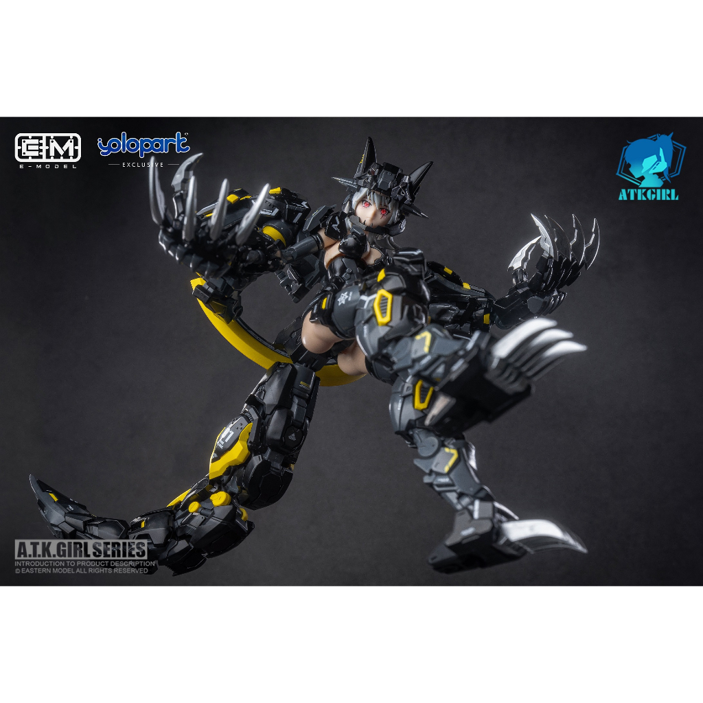 Mô Hình Lắp Ráp E-Model 1/12 Scale A.T.K GIRL Fenrir - YOLOPARK Stealth version
