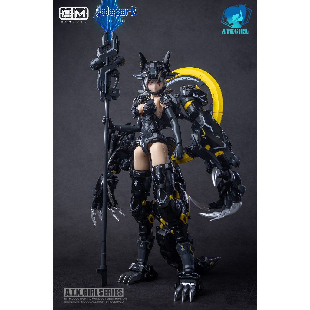 Mô Hình Lắp Ráp E-Model 1/12 Scale A.T.K GIRL Fenrir - YOLOPARK Stealth version
