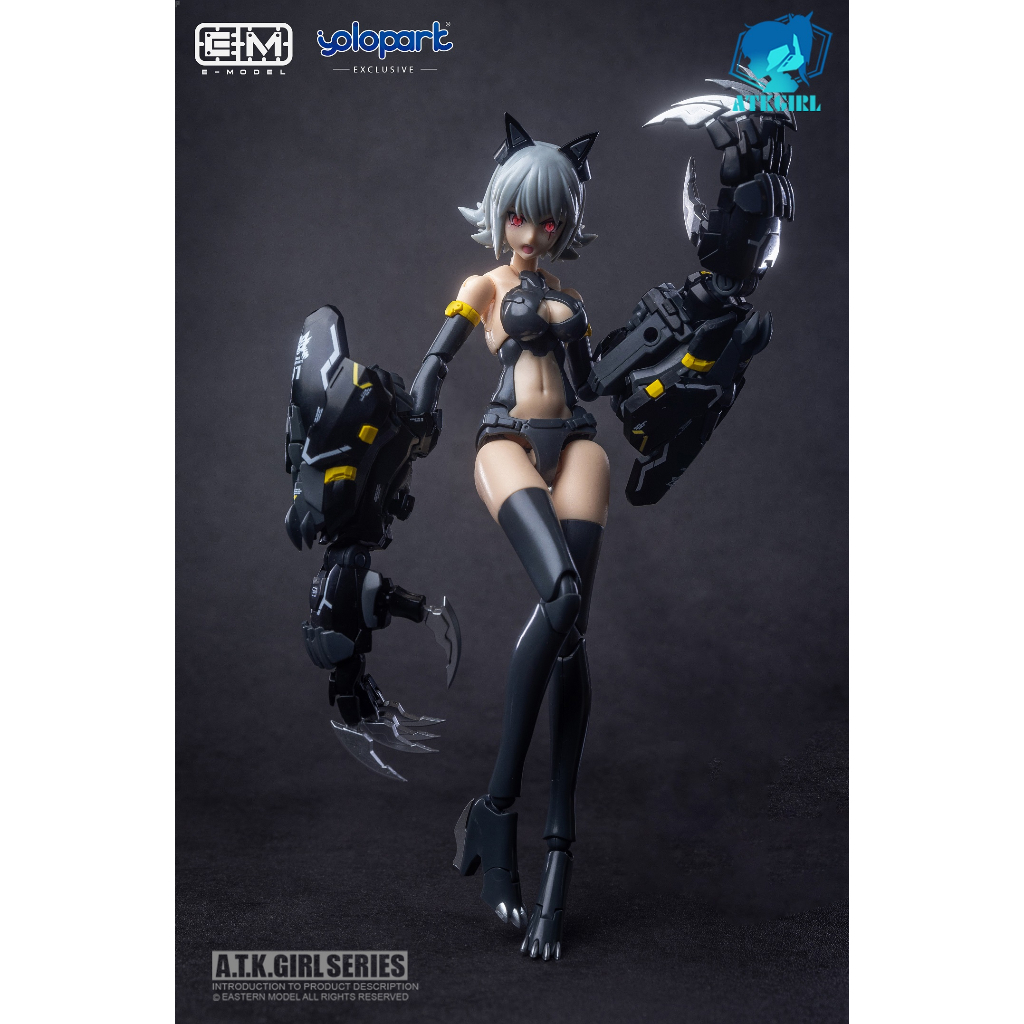 Mô Hình Lắp Ráp E-Model 1/12 Scale A.T.K GIRL Fenrir - YOLOPARK Stealth version