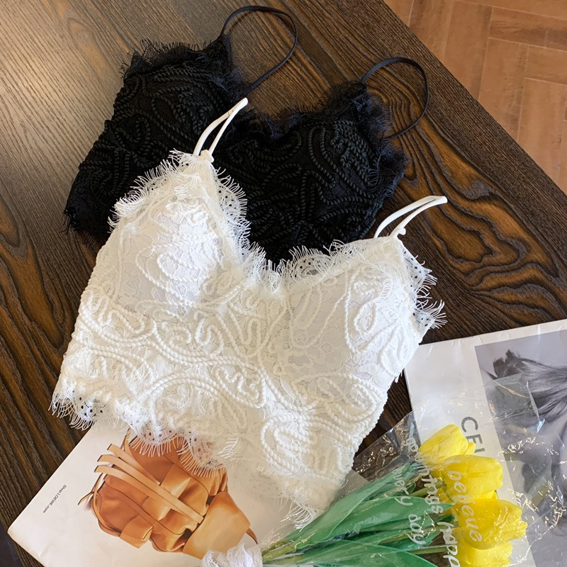 Áo Bra Ren Nữ Crotop Siêu Hot Chun Lưng Thừng 997 Sỉ