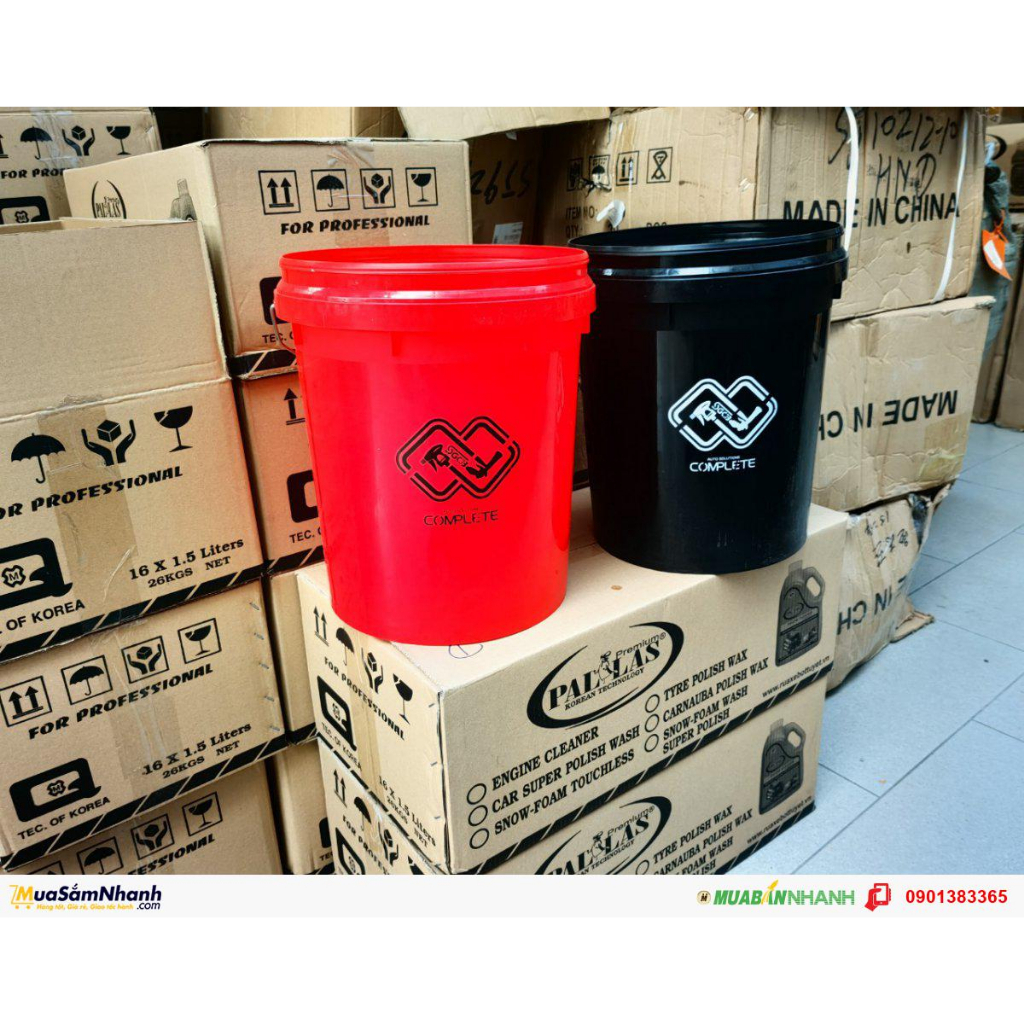 Xô rửa xe SGCB 20L ( Không nắp xô và Lưới lọc cát mua riêng)