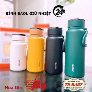 Bình giữ nhiệt BAOL L49 inox 304 giữ nhiệt 24h 1000ml, 1200ml, 1500ml Nắp titan cao cấp