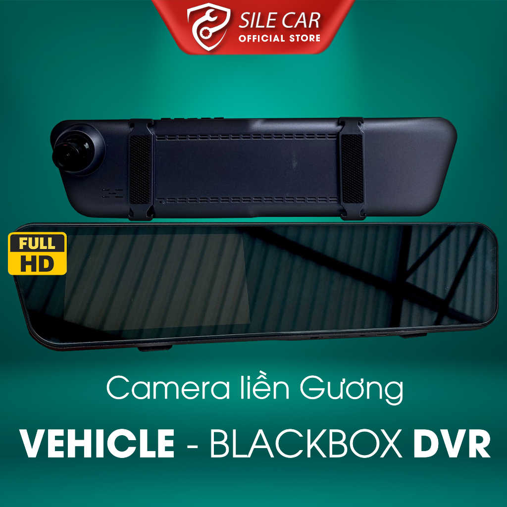 Camera hành trình gắn gương G6, cảnh báo va chạm, màn hình full HD