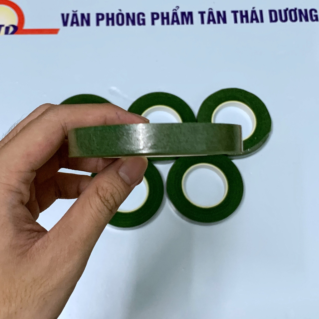 Cuộn Băng Keo Sáp - Sáp Quấn Làm Hoa Voan - Băng Dính Sáp - Làm Đồ Trang Trí Handmade