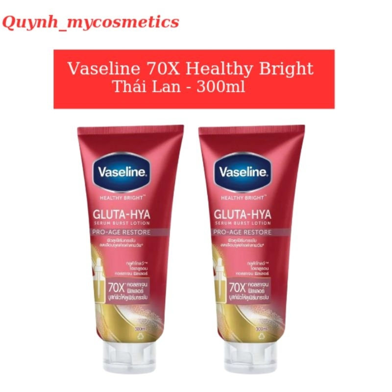 Dưỡng Thể Vaseline 70x Pro Age 300ml Thái Lan