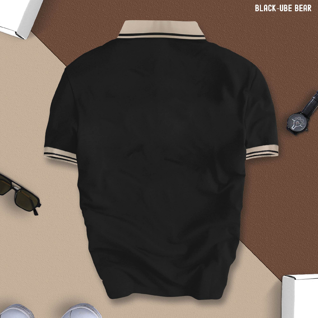Áo Polo GẤU LINE BEAR nam nữ cổ bẻ vải xịn Unisex, cao cấp, lịch lãm