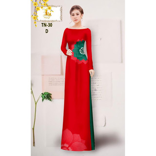 Vải Áo Dài Tằm Ý Hoa Eo Nổi