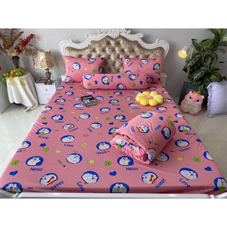 Bộ drap thun hàn quốc Đoraemon 6 màu
