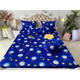 Bộ drap thun hàn quốc Đoraemon 6 màu