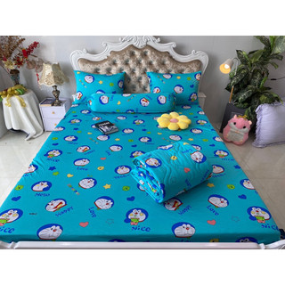 Bộ drap thun hàn quốc Đoraemon 6 màu