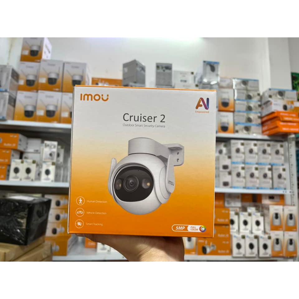Camera Imou Cruiser 2 5Mp Siêu nét xịn quay 360 ngoài trời, full tính năng, AI thông minh đời mới